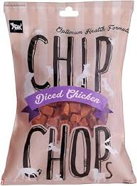 Chip chops diced chicken